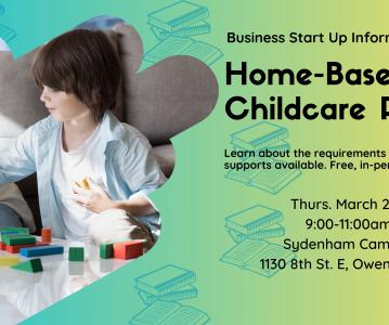 Info Session: Home-Based Childcare Provider Business Start-Up