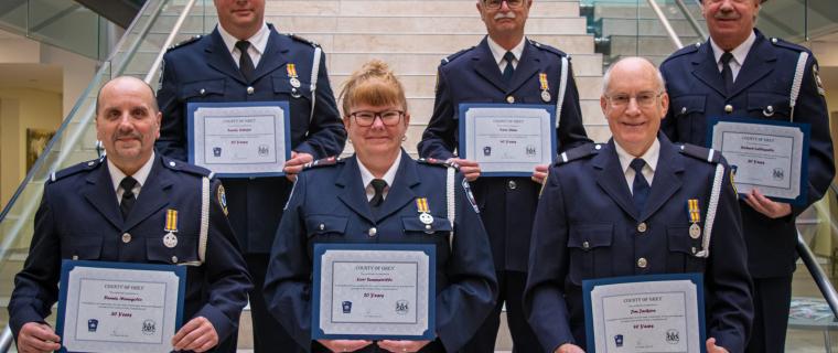 Paramedics recognized for exemplary service