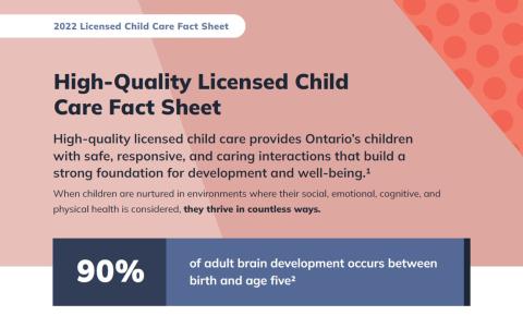 High Quality Licensed Child Care Fact Sheet